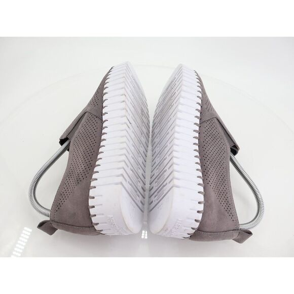 Ilse Jacobsen Tulip Platform Flat Sz 40 10 Slip On Gray perforated Shoes - Picture 7 of 11